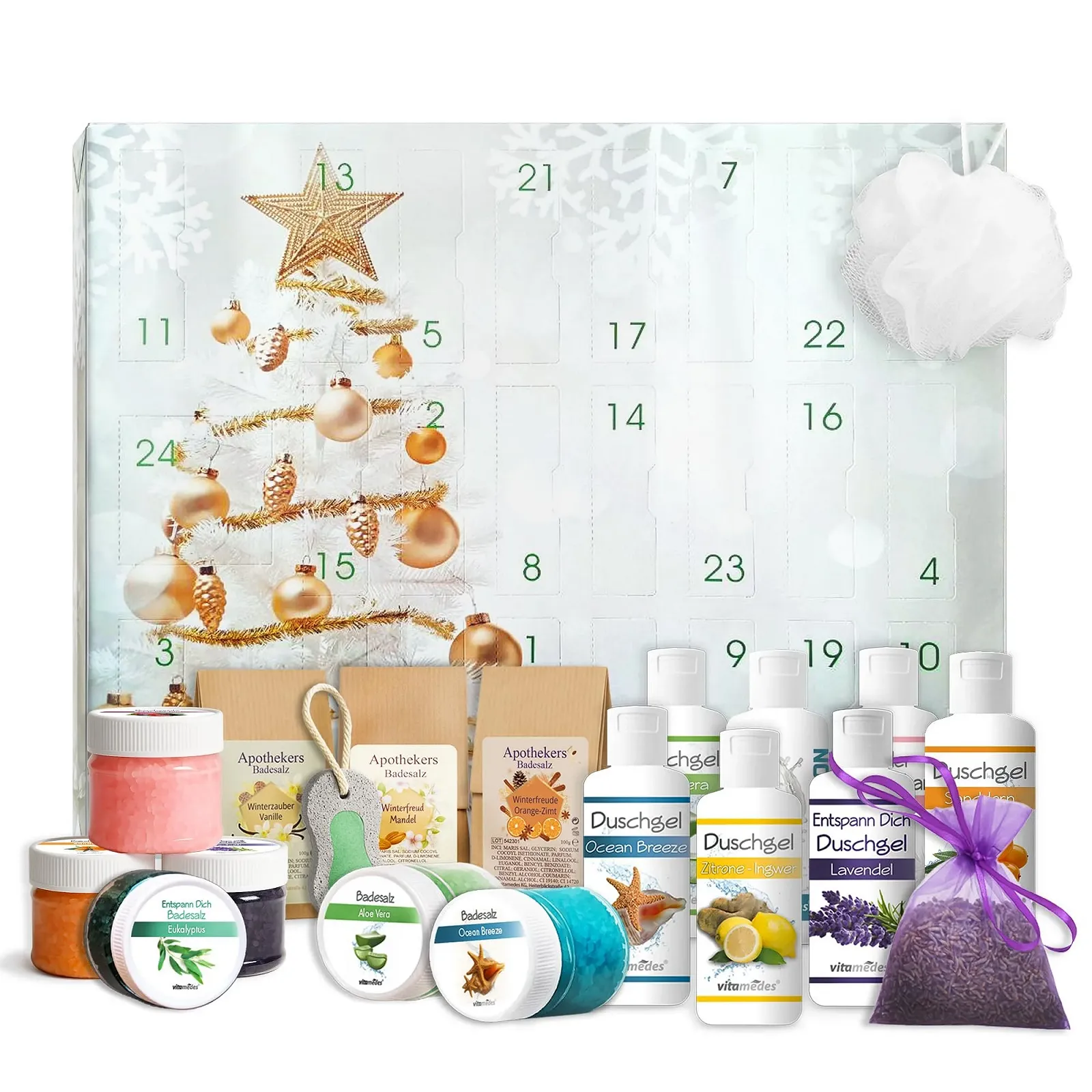 Адвент-календар Apothekers XXL з 24 повними версіями наших популярних аптечних продуктів Wellness, фото №1