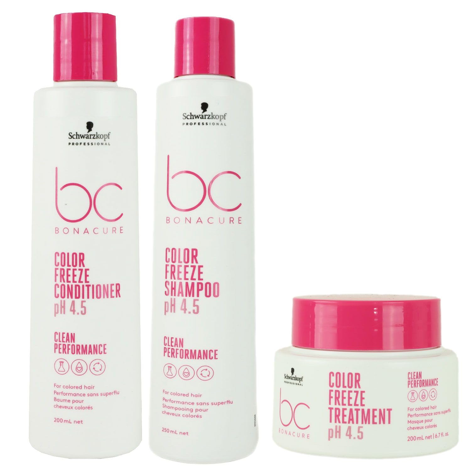 Шампунь Schwarzkopf Bonacure Color Freeze Rich 250 мл, Кондиціонер 200 мл та Засіб для догляду 200 мл, фото №1