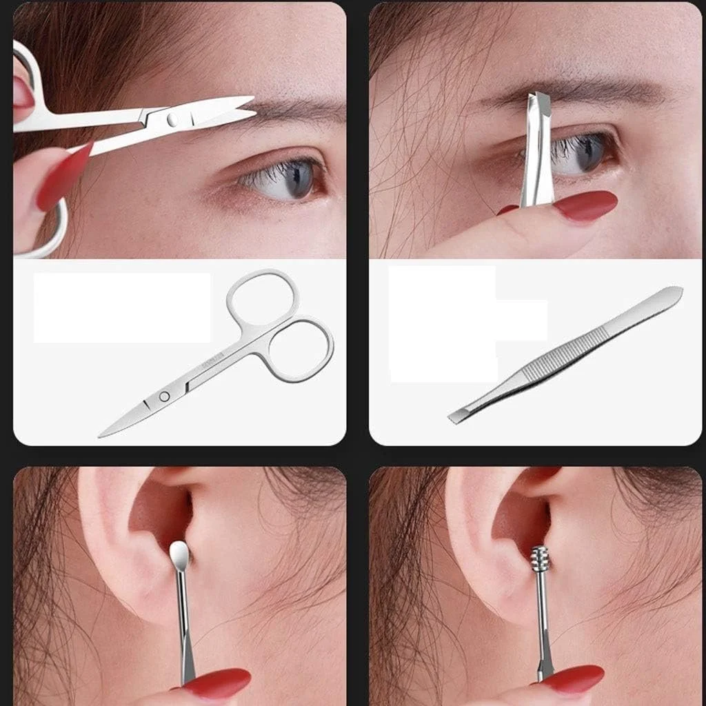 Набор кусачек для ногтей, 21 в 1 из нержавеющей стали, Профессиональный, фото №5 Набор кусачек для ногтей, 21 в 1 из нержавеющей стали, Профессиональный, фото №5