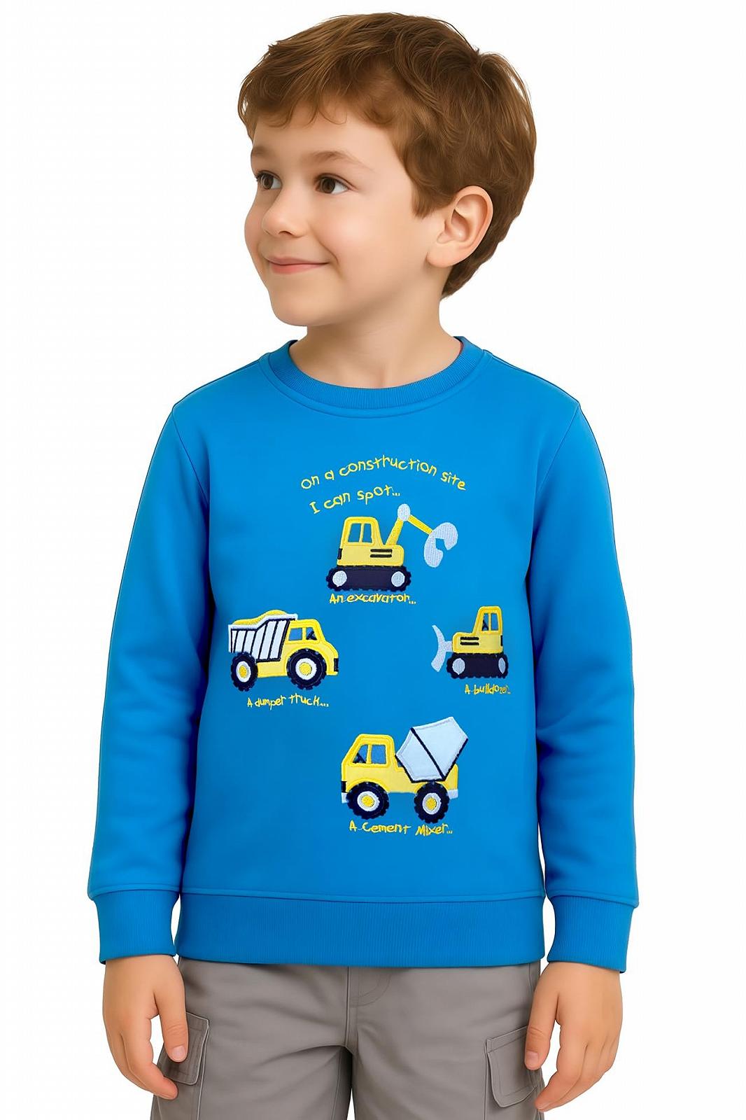 Толстовка для мальчиков Alleen Digger Хлопок - Мягкая рубашка с длинными рукавами для детей 3-7 лет, фото №2