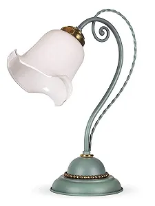 Настільна лампа Classic 444024 Art Nouveau Латунь Зелений 1 x E27 - Фото 1