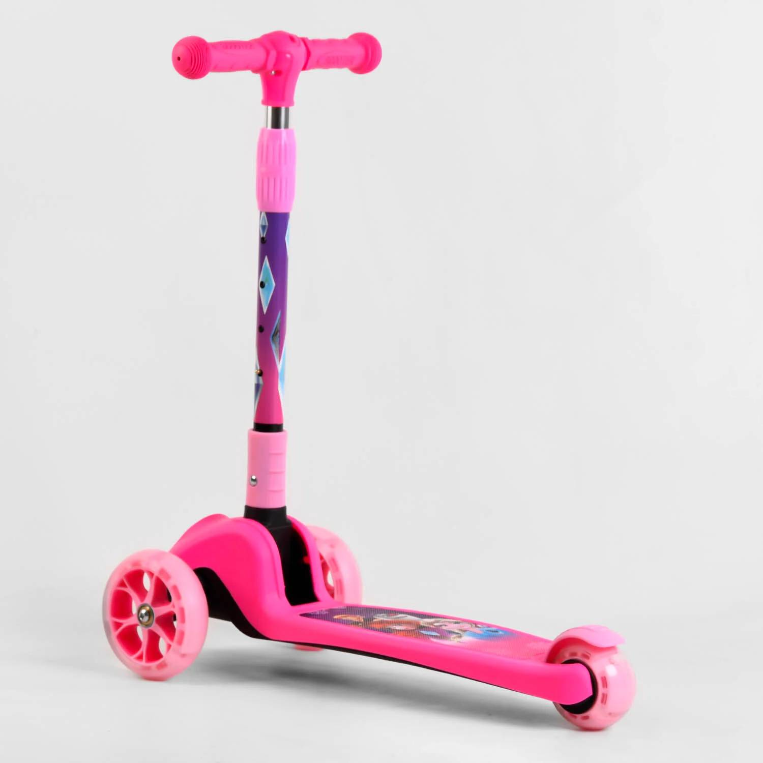 Самокат трехколесный детский Best Scooter 60 кг Pink 106835, фото №4