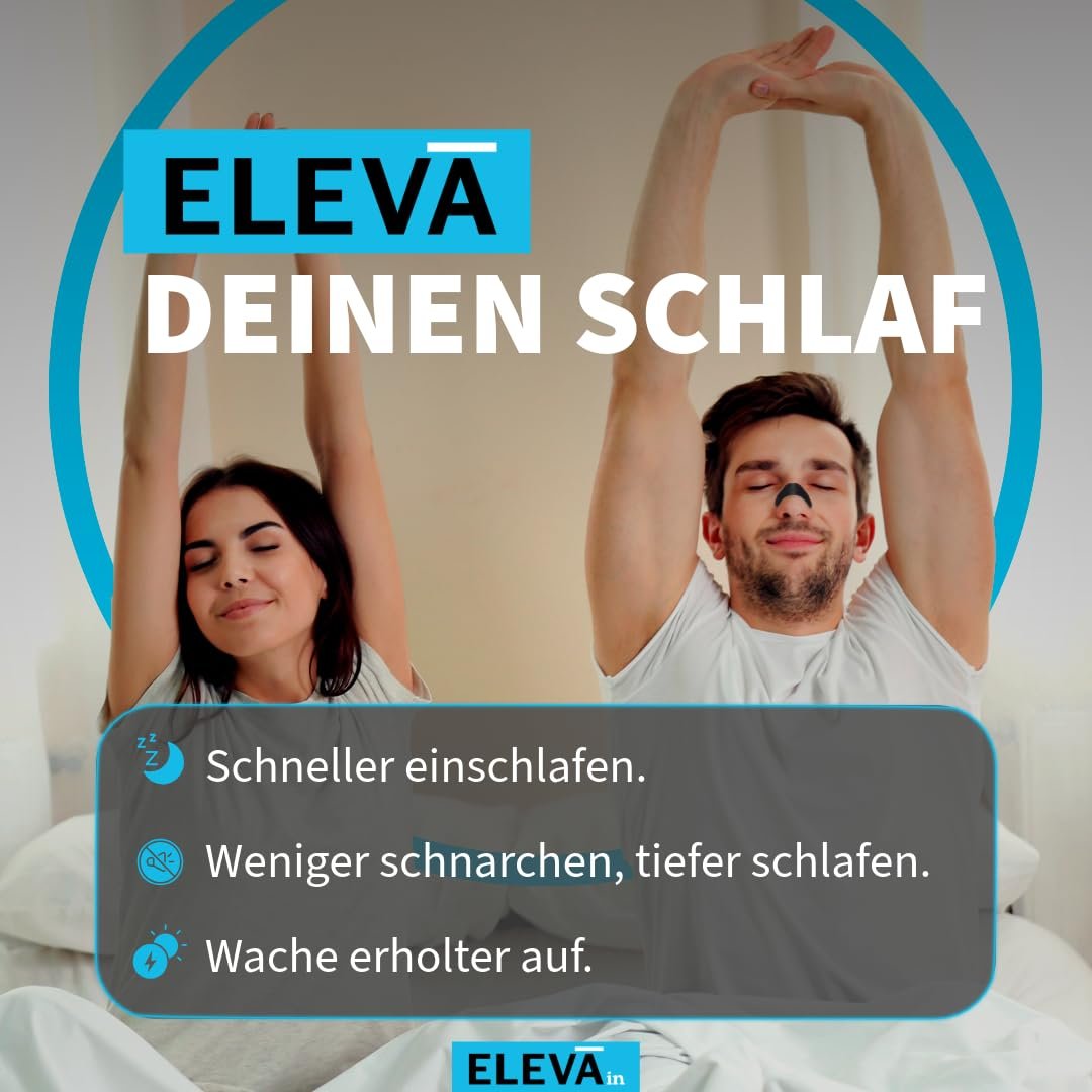 Смужки для носа Eleva Sleep проти хропіння, фото №6 Смужки для носа Eleva Sleep проти хропіння, фото №6