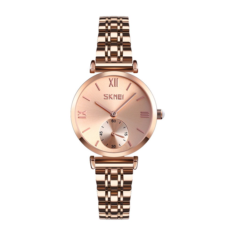 Годинник Skmei 9198RGRG-S Rose Gold, колір рожеве золото, фото №1