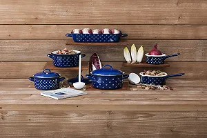 Форма для запікання Riess COUNTRY - Dirndl 0046-074 прямокутна, 33 x 20 см, висота 6 см, емальована synthetic.ua - Фото 1