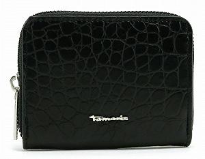 Кошелек Tamaris Clara-Marie Small Zip Around Black, черный, модный - Фото 1