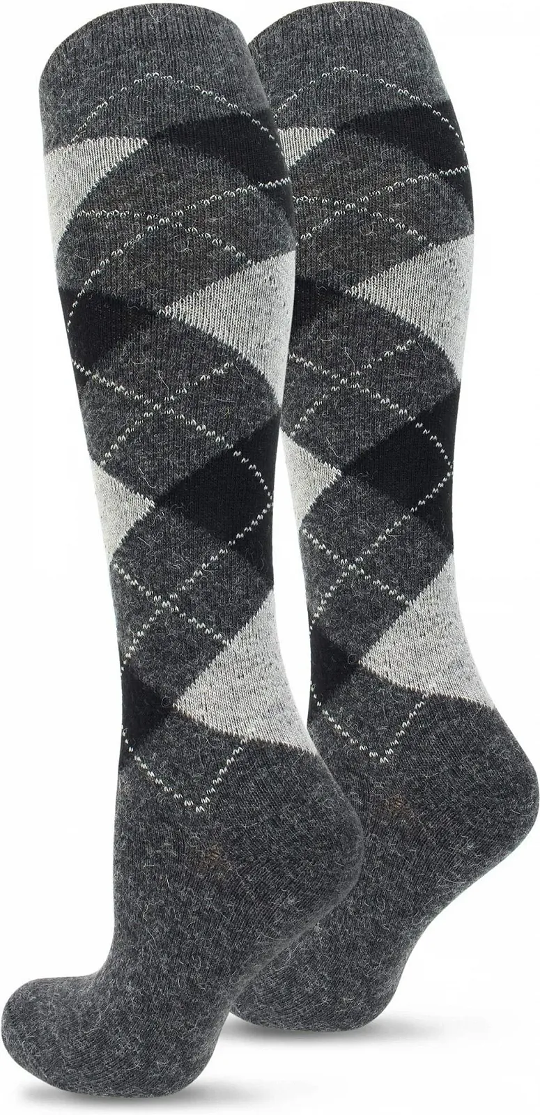 Теплі гольфи з овечої вовни та вовни альпаки для жінок - 3 пари, фото №2