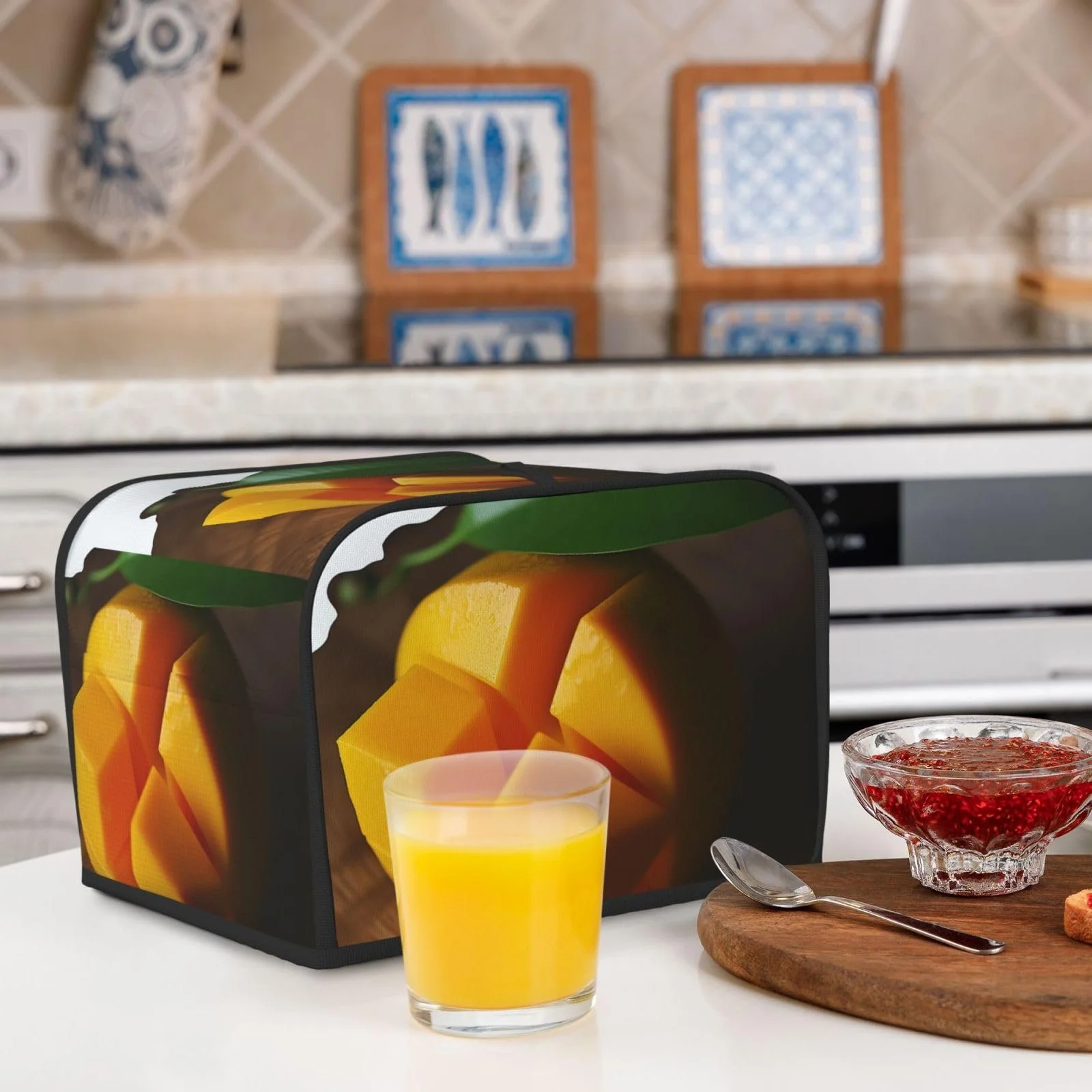 Чехол для тостера на 4 ломтика с двумя карманами Mango Пылезащитный, фото №4 Чехол для тостера на 4 ломтика с двумя карманами Mango Пылезащитный, фото №4