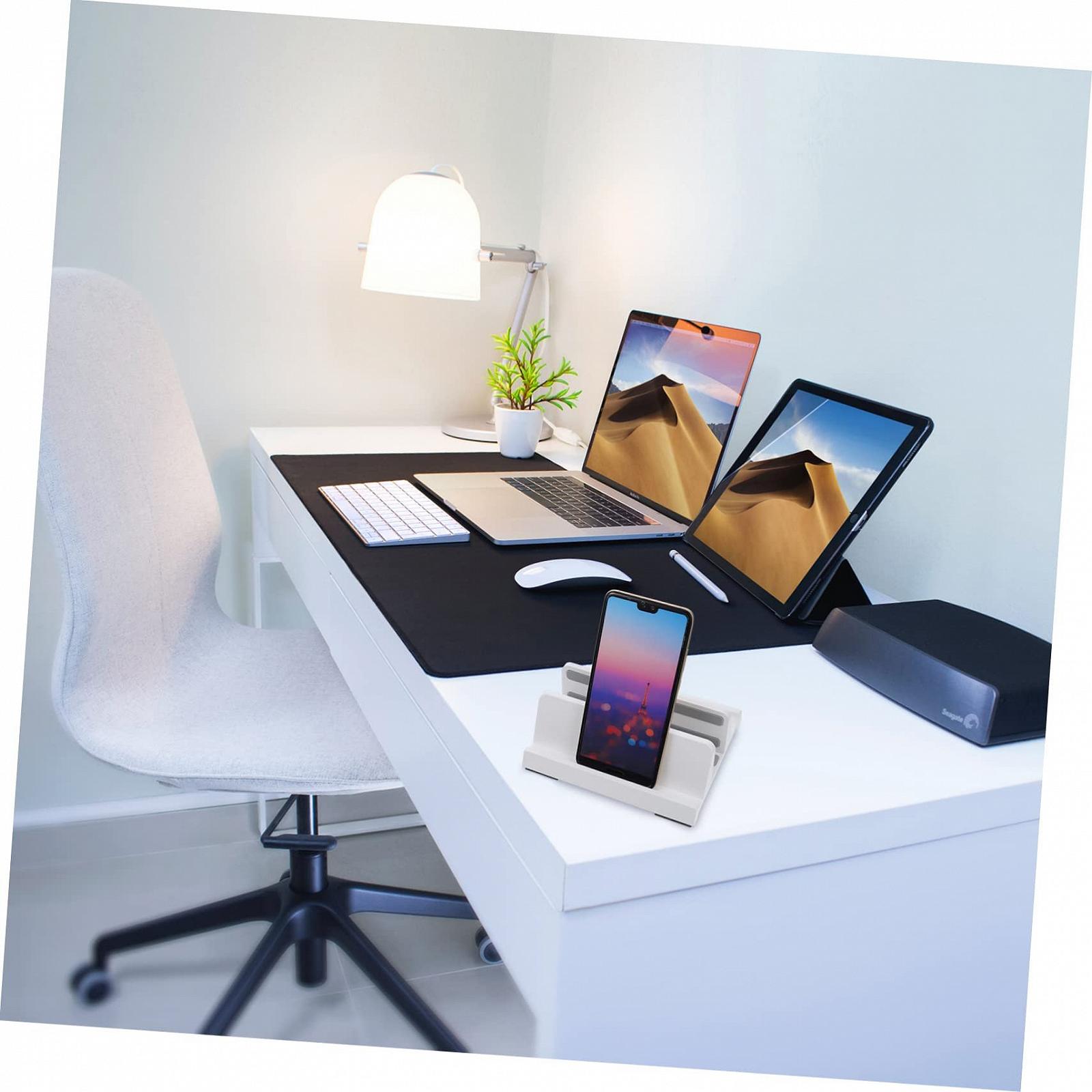 Підставка для ноутбука вертикальна SOIMISS ABS регульована для ноутбуків та планшетів, що економить місце для офісу та дому, фото №3