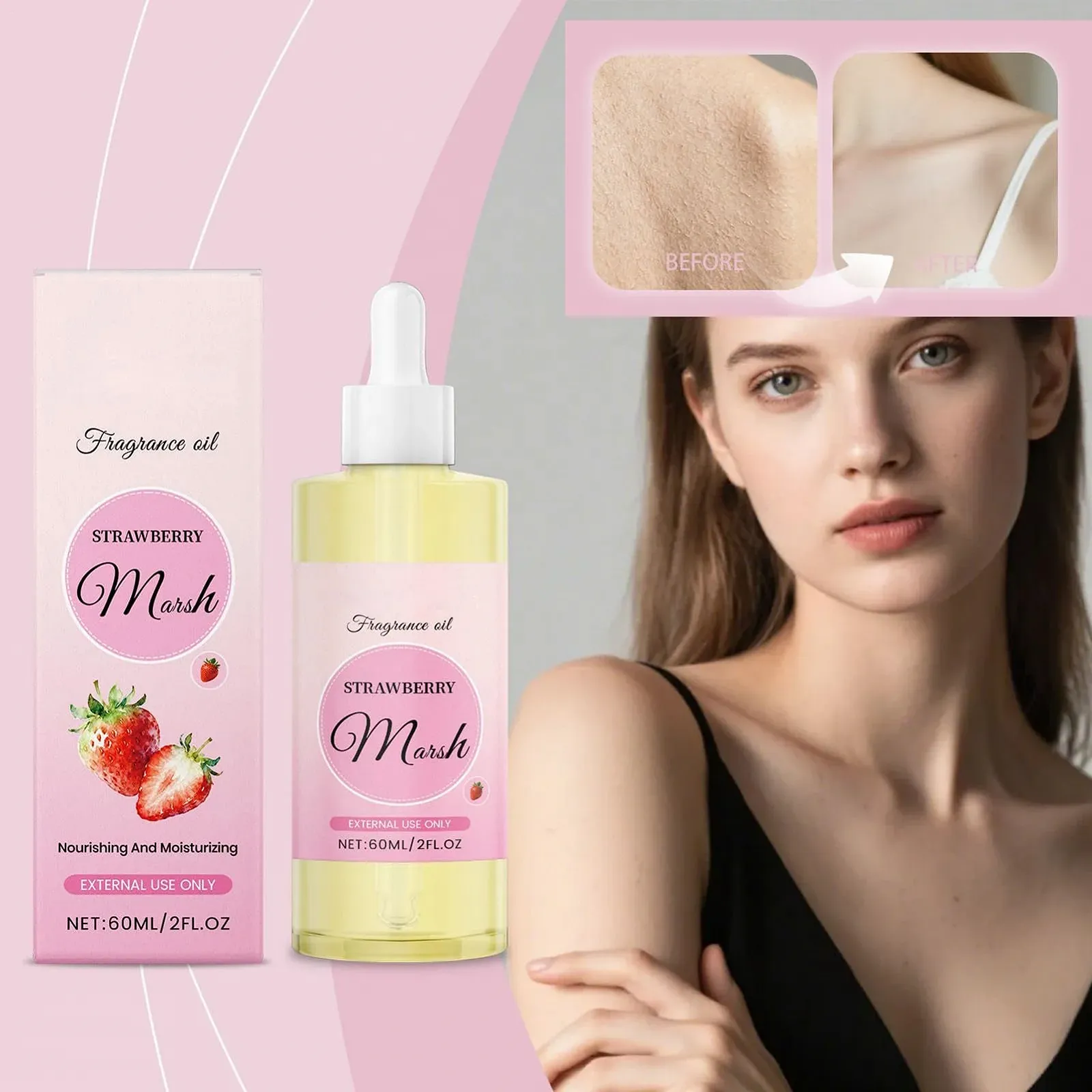 Догляд за тілом 60 мл, натуральний аромат для шкіри, органічний, зволожуючий, для сухої шкіри, фото №2