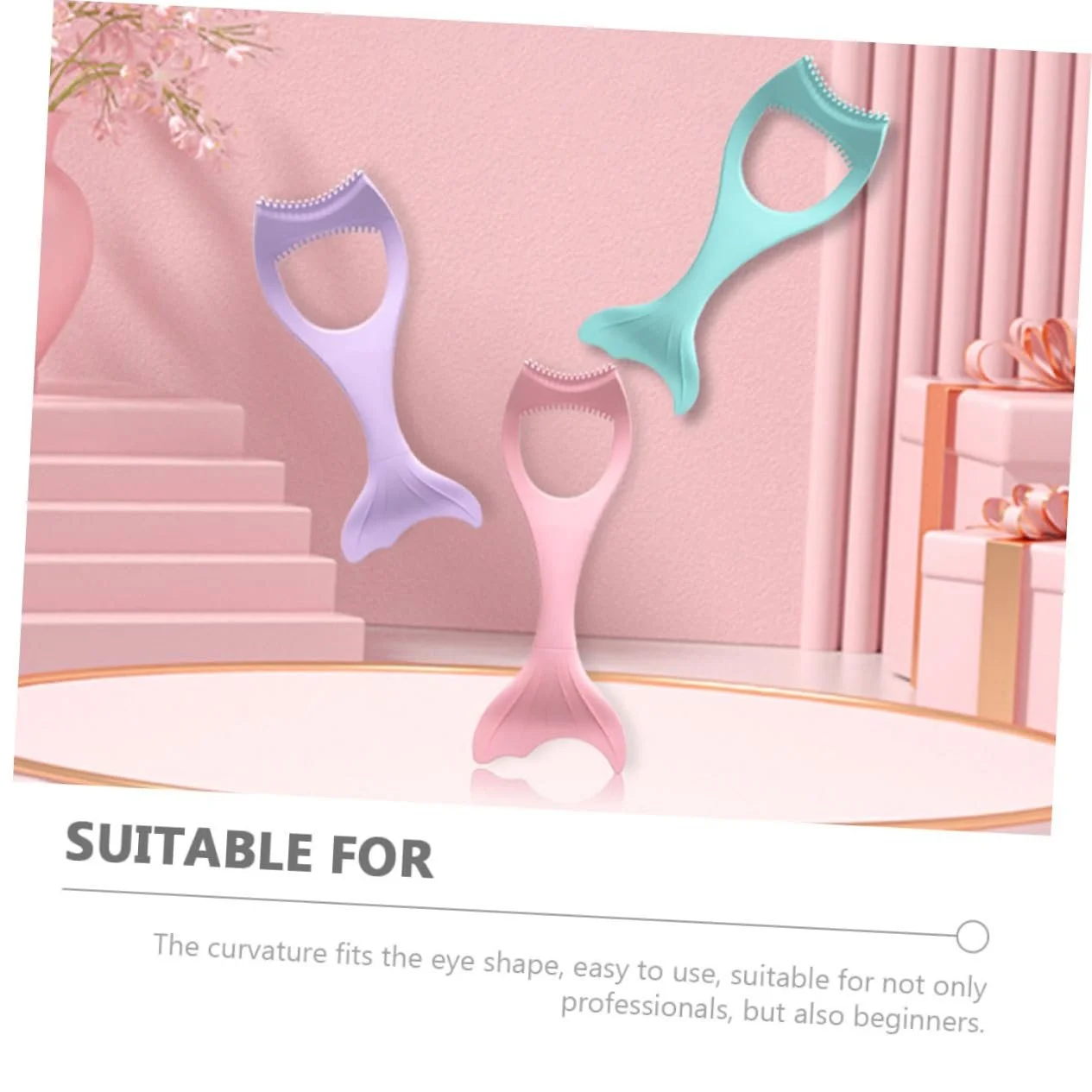 Інструмент для макіяжу POPETPOP, набір трафарет для тіней, аплікатори для підводки очей, силіконові, для дівчат, фото №6