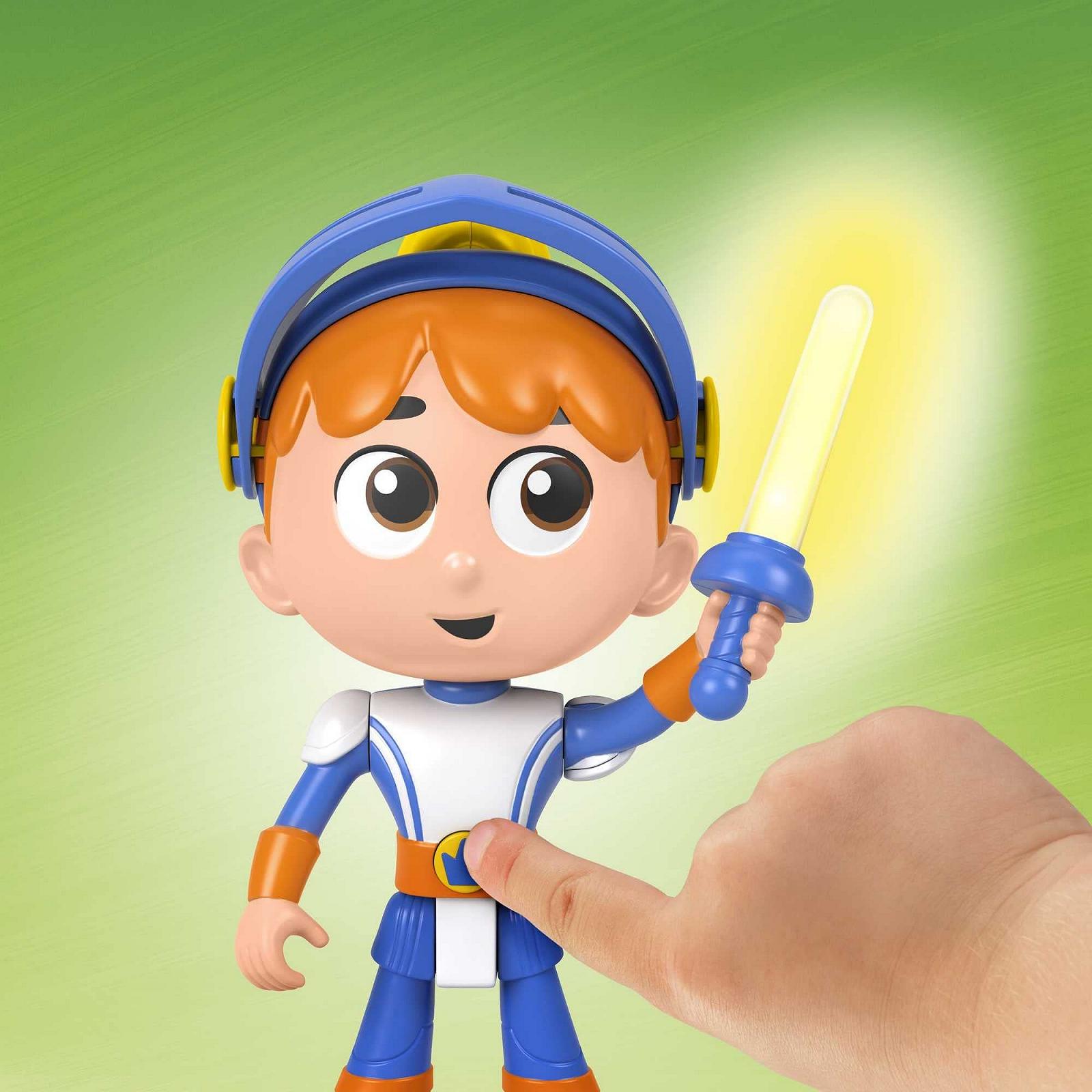 Фигурка Fisher-Price Гус – Маленький Рыцарь, говорящий, со светом и звуком, 20,5 см, фото №3
