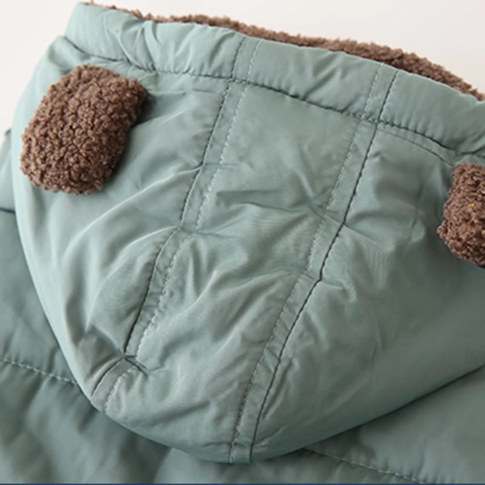 Жилет стьобаний дитячий однотонний, фото №5