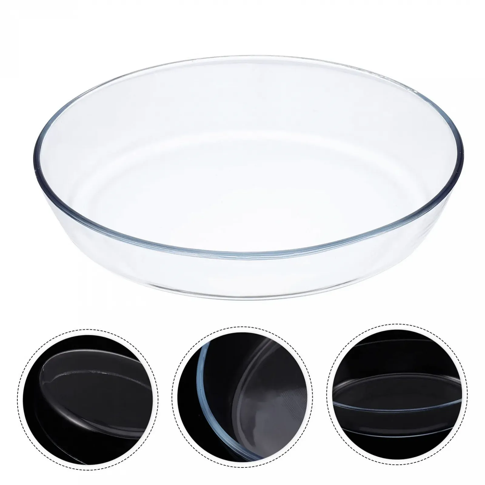 Форма для выпечки Gatuida жаропрочная стеклянная прозрачная антипригарная, фото №9