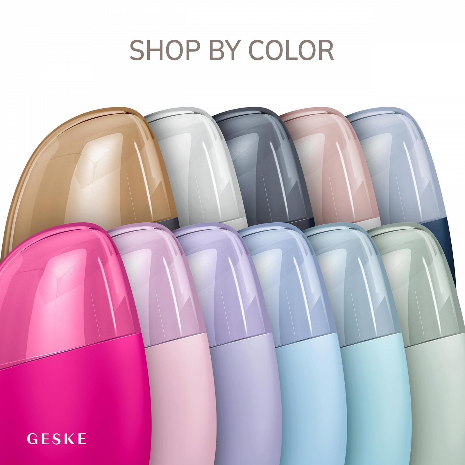 Масажер для очей та обличчя GESKE SmartAppGuided™ Cool & Warm 7 в 1, Бездротова технологія нагріву та охолодження, Проти темних кіл та мішків під очима, Антивіковий, фото №8