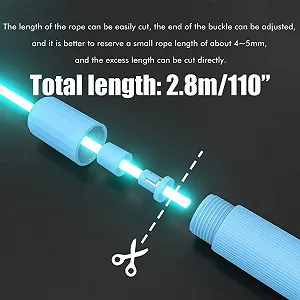 Скакалка LED Kids Light Up дитяча з підсвіткою регульована PVC ABS ціна на synthetic.ua - Фото 1 Скакалка LED Kids Light Up дитяча з підсвіткою регульована PVC ABS synthetic.ua - Фото 1