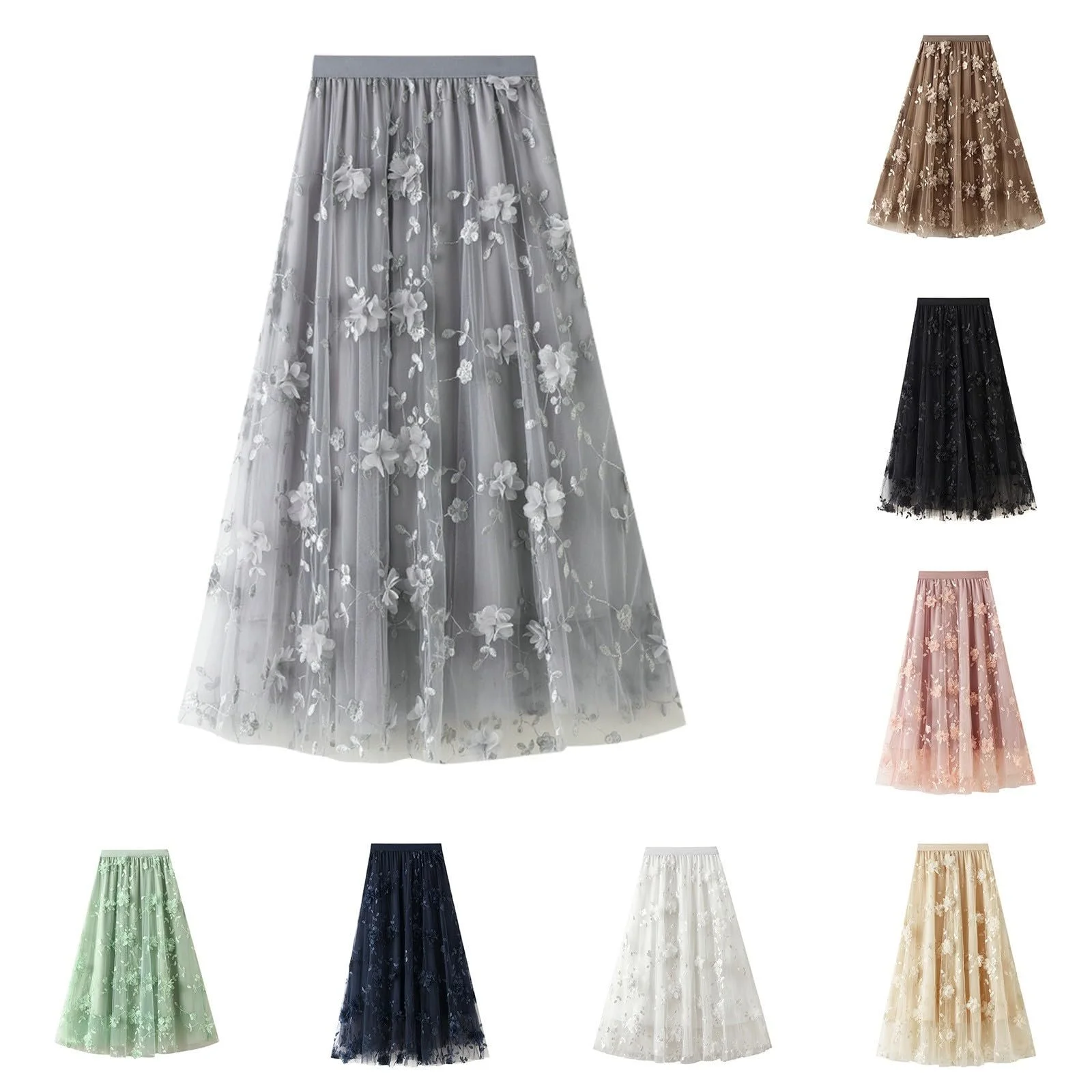 Плісирована Спідниця-міді Pdakieyxnd Жіноча Довга, фото №6