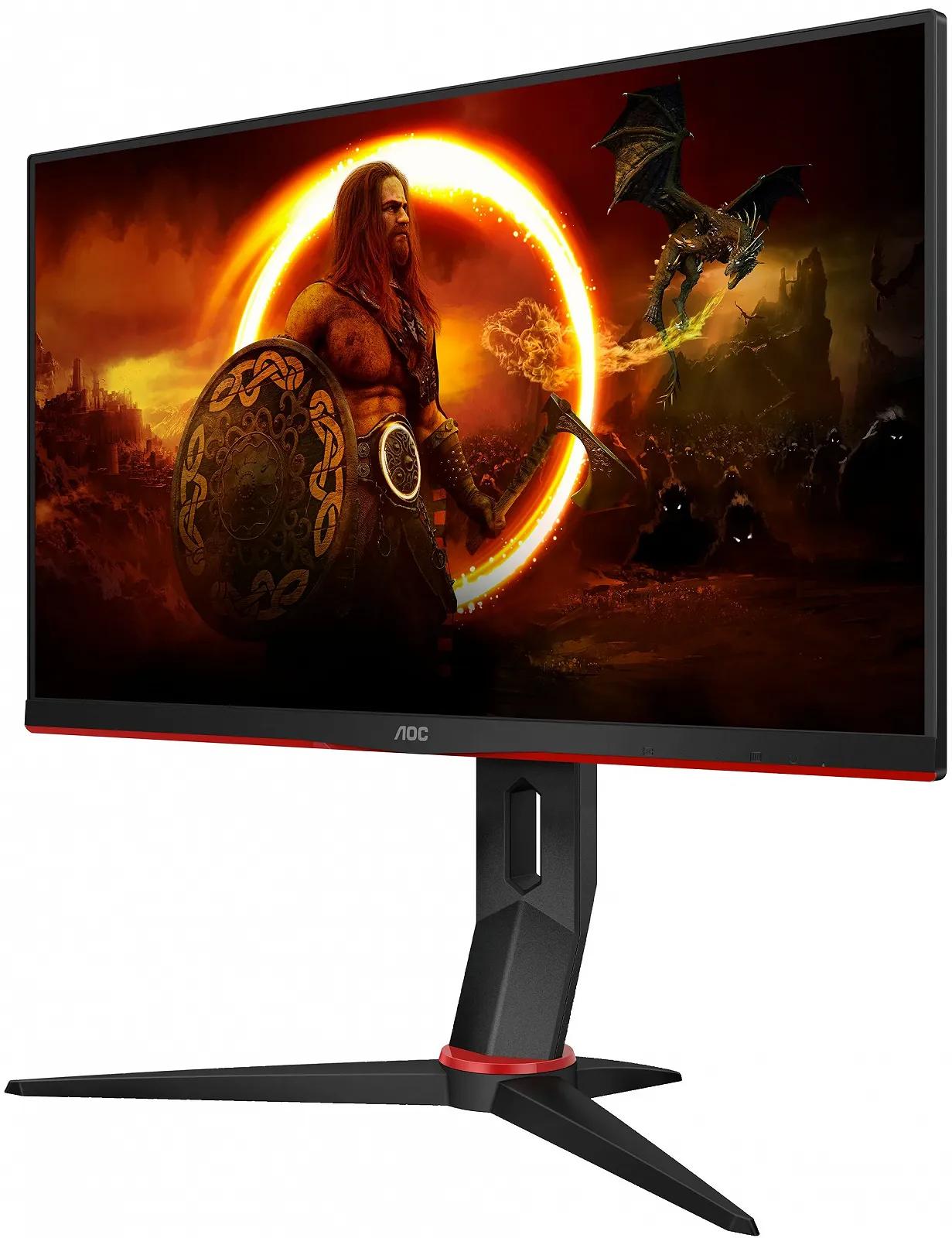 Монітор ігровий 23.8" AOC 24G2U/BK Full HD IPS 144 Гц, фото №3