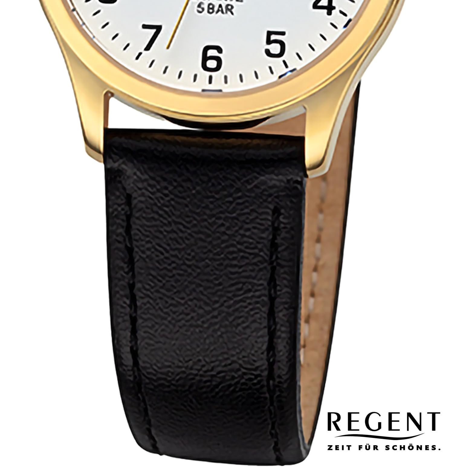 Аналоговые часы REGENT URF1420 Женские Золотой, белый, Ремешок, фото №3 Аналоговые часы REGENT URF1420 Женские Золотой, белый, Ремешок, фото №3