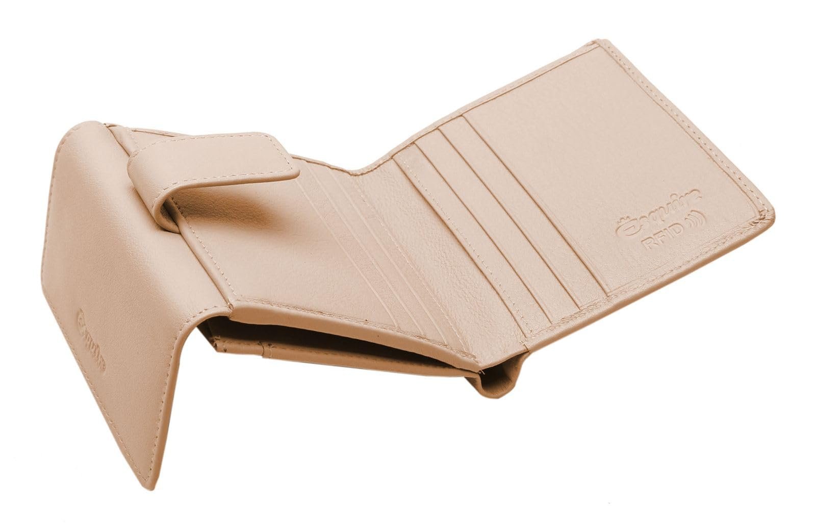 Кошелек Esquire Viktoria RFID 10 см, бежевый, Classic, фото №3