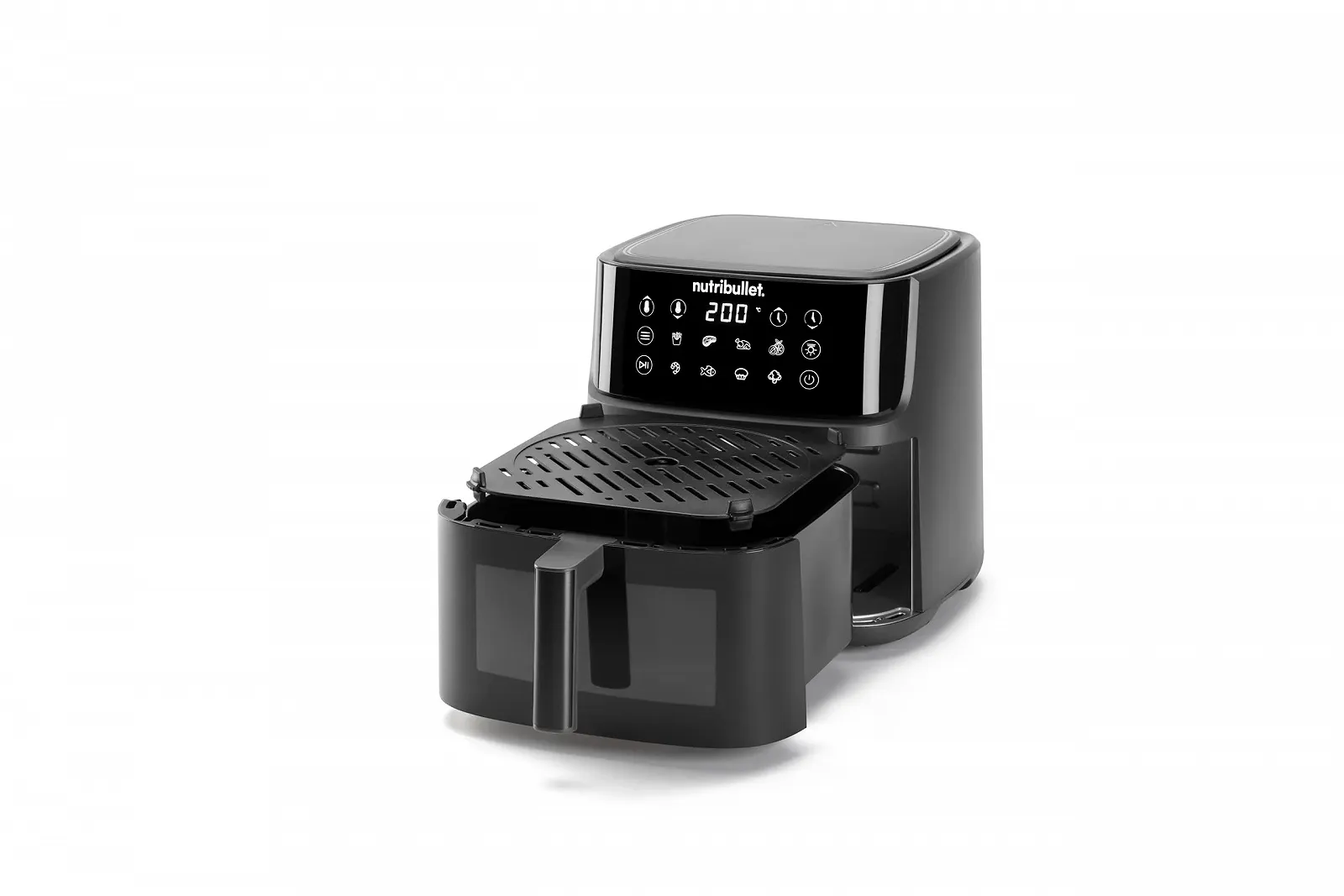 Мультипіч nutribullet Crisplite Vision NBA0811DG 8 л 2000 Вт 8 програм Матовий чорний, фото №4