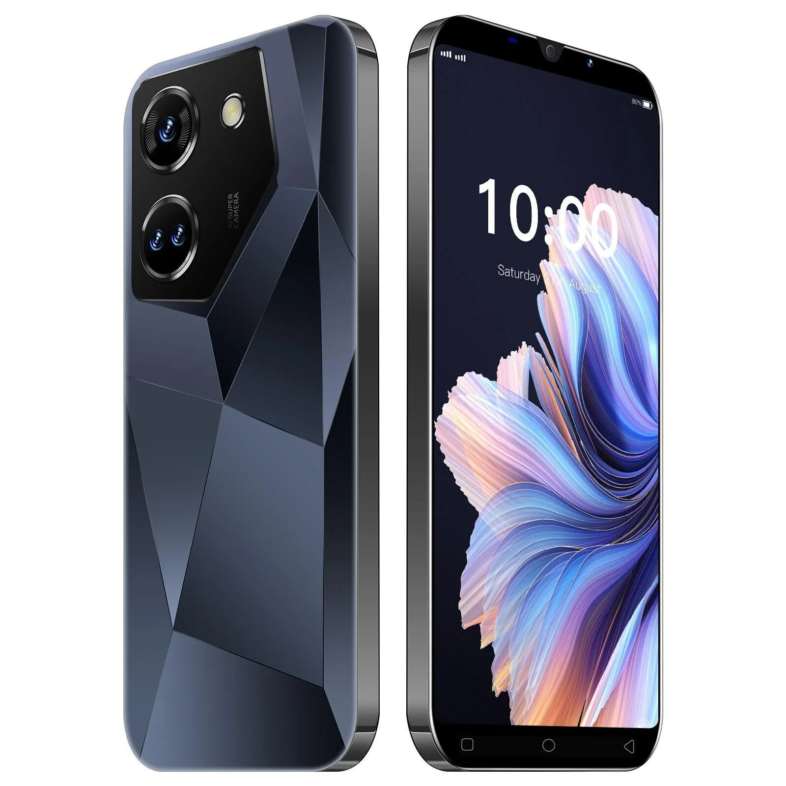 Смартфон C20Pro 5,0" Dual SIM 16GB ROM Face ID Black, фото №1