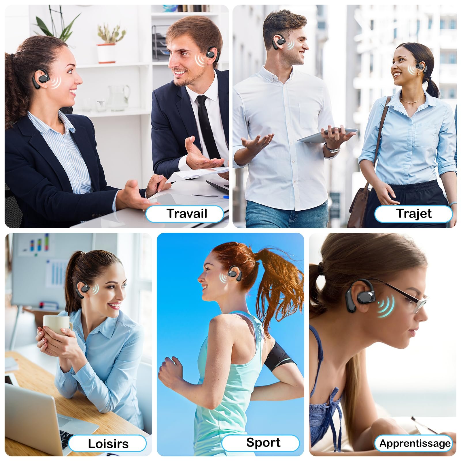 Bluetooth Наушники, Голосовой переводчик, IA, Мгновенные звонки, Без Wi-Fi, 140+ языков, Совместим с iOS Android, Для путешествий, фото №7