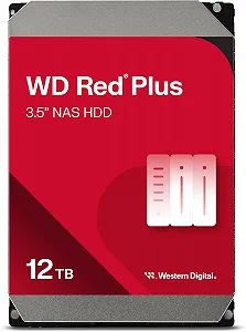 Внутрішній жорсткий диск 3.5" Western Digital Red Plus 12TB 7200 об\хв 215 Мб\с SATA III (WD120EFBX) - Фото 1