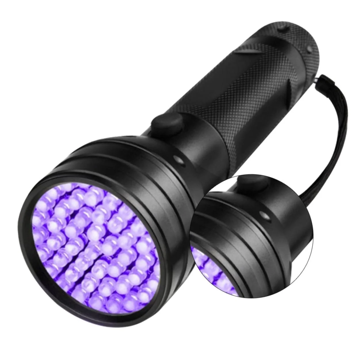 Ультрафіолетовий ліхтарик LED Blacklight Чорний, водо- та ударостійкий, легкий для тестування флуоресценції, виявлення сечі домашніх тварин, ювелірних виробів та ідентифікаційних документів, фото №4