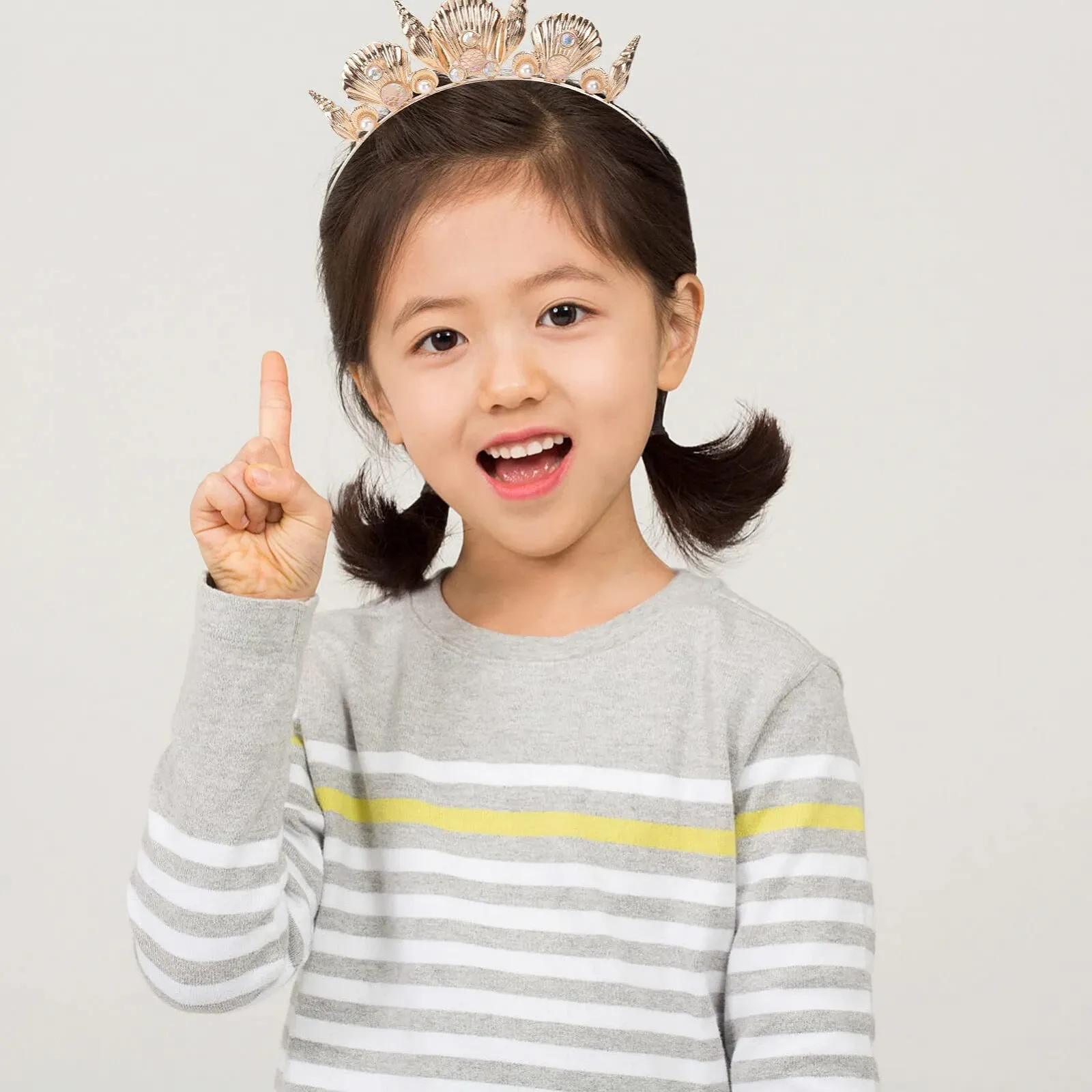 Тіара-Обруч на голову Minkissy з черепашками для вечірок для жінок та дівчат, фото №3 Тіара-Обруч на голову Minkissy з черепашками для вечірок для жінок та дівчат, фото №3