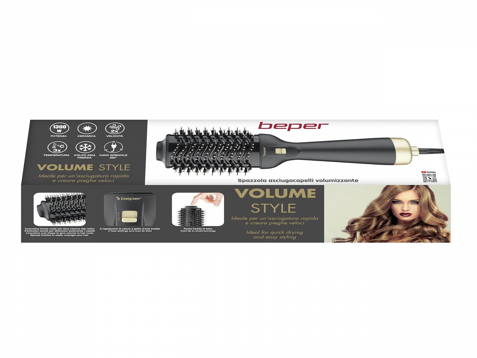 Фен-щетка BEPER P301PIS100 1300 W 2 скорости, фото №8 Фен-щетка BEPER P301PIS100 1300 W 2 скорости, фото №8