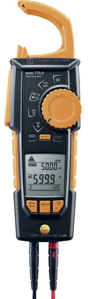 Токоизмерительные клещи Testo 770-3 Оранжевый, фото №2
