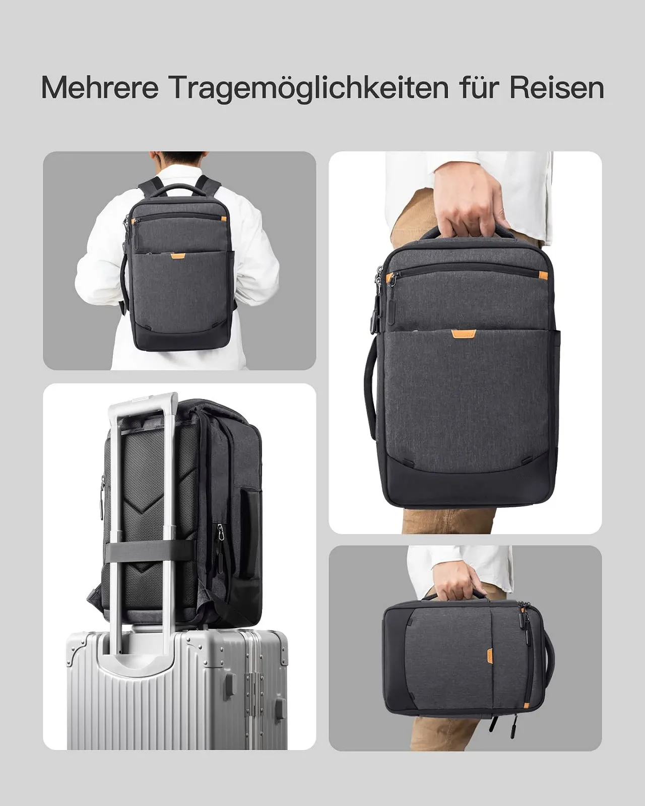 Рюкзак для ноутбука Inateck 17-20L Ryanair Hand Luggage 14 Inch MacBook Pro, фото №6 Рюкзак для ноутбука Inateck 17-20L Ryanair Hand Luggage 14 Inch MacBook Pro, фото №6