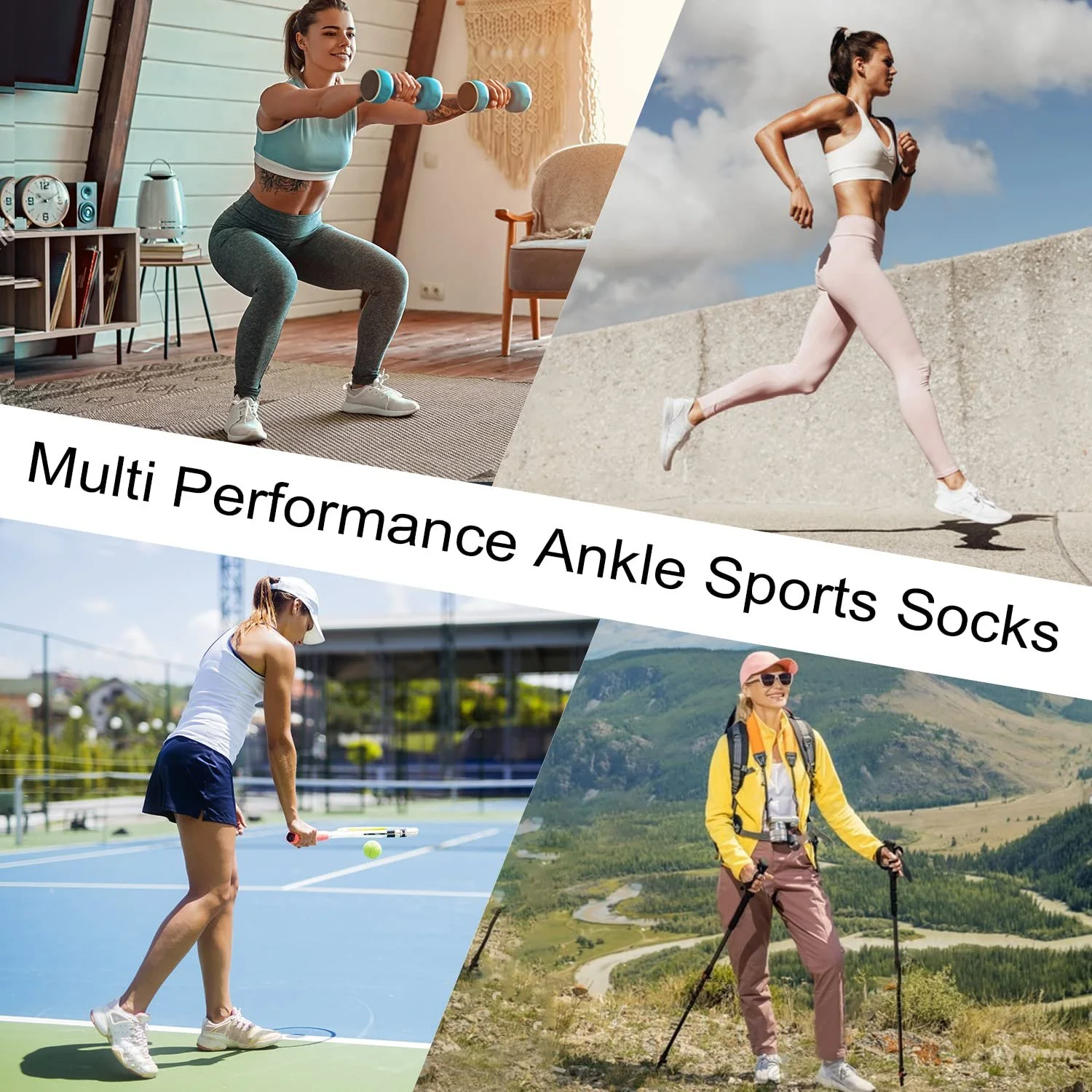 Спортивные носки Trainer Женские 35-38/39-42, 5 пар, фото №6