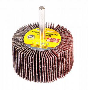 Насадка шліфувальна пелюсткова MASTERTOOL зерно 80 60х30 мм зі стрижнем 6 08-2278 - Фото 1