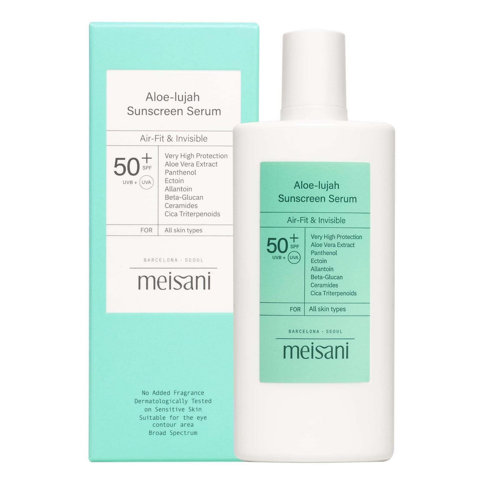 Сыворотка солнцезащитная Meisani ALOE-LUJAH SUNSCREEN SERUM SPF50+, фото №3