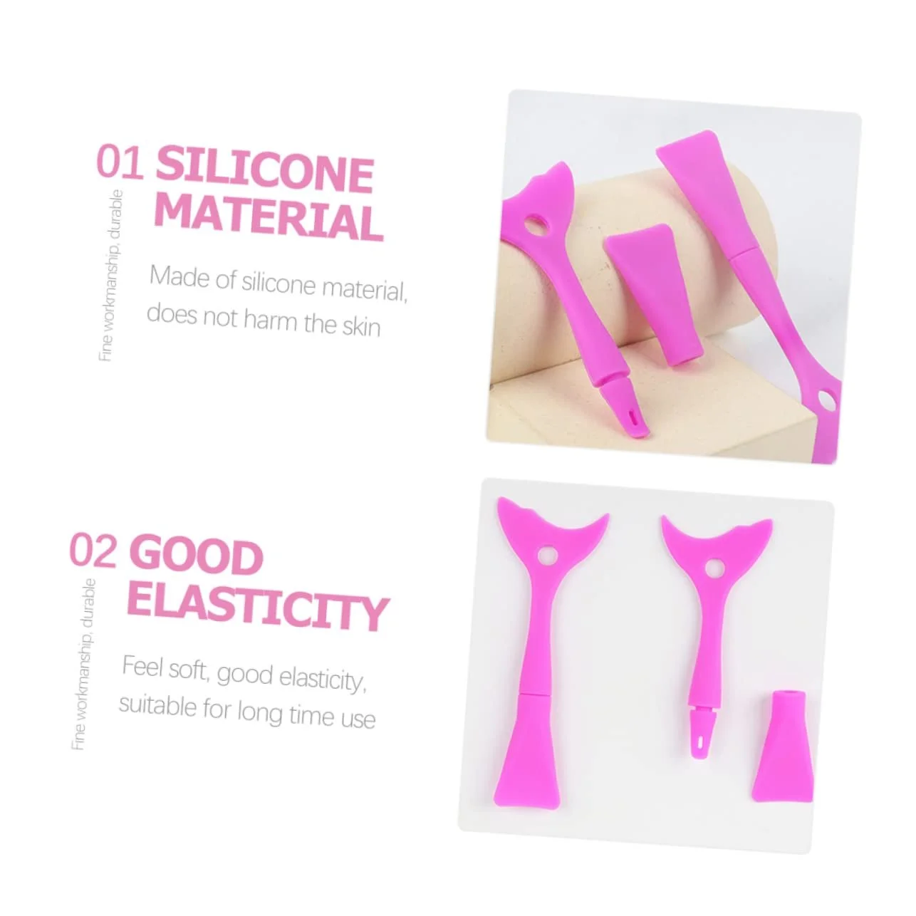 Трафарети ABOOFAN, (силіконові форми, захист для макіяжу), фото №7