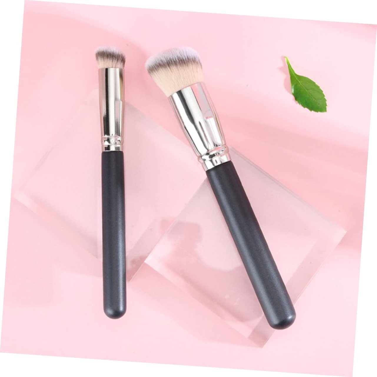 Набор кистей для макияжа minkissy, 4 шт., дорожные кисти для макияжа, камуфляжная кисть, аппликатор для макияжа лица, кисть для румян, кисть для консилера для пятен, деревянная ручка, для жидких косметических средств, фото №6