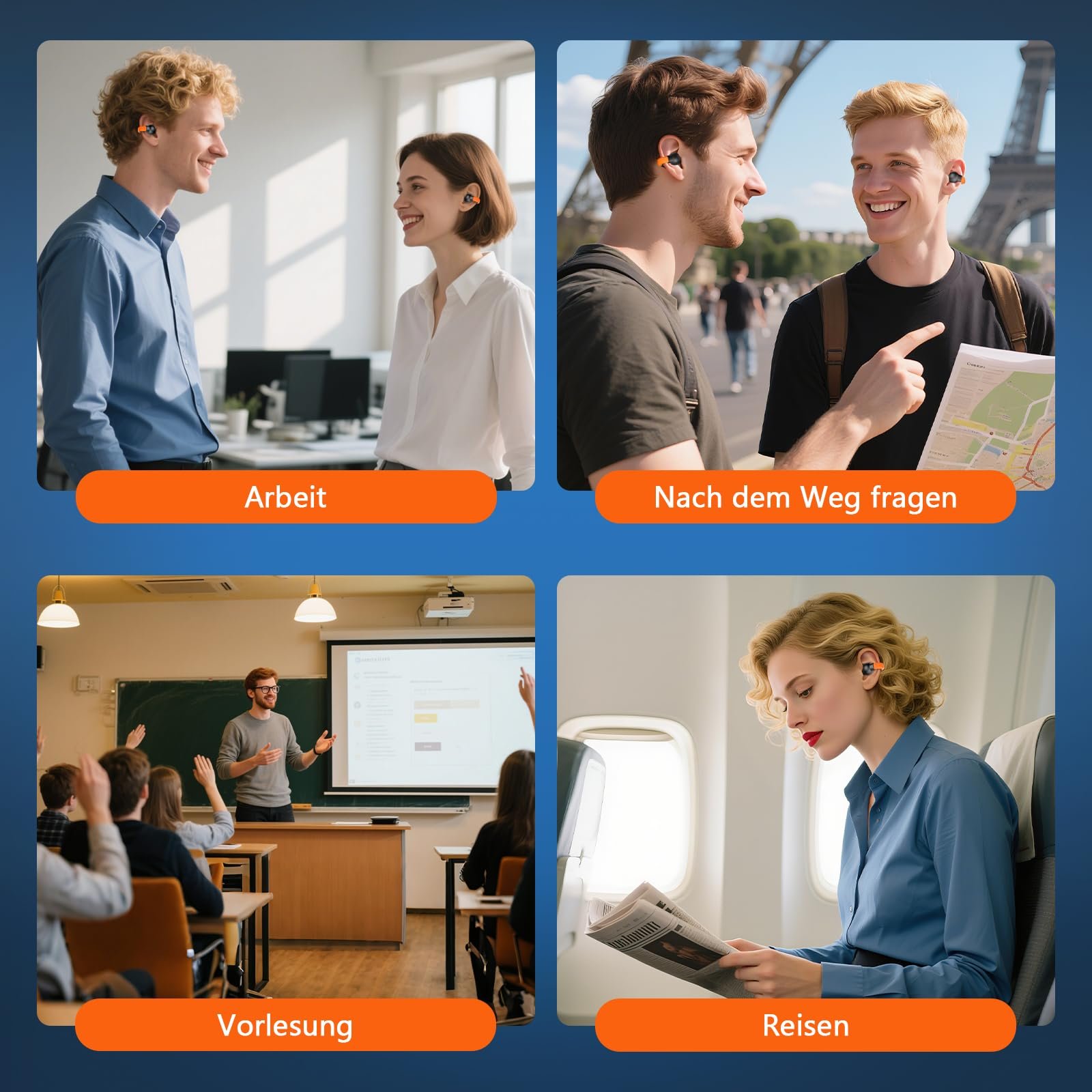 Наушники-переводчики MINISO MS191 OWS Открытого Типа AI Беспроводные, фото №4 Наушники-переводчики MINISO MS191 OWS Открытого Типа AI Беспроводные, фото №4