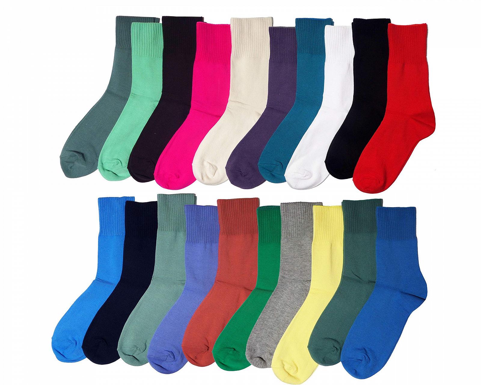 Носки Weri Spezials Health для женщин, диабетические, в 20 современных однотонных цветах, с мягким краем, без резинки, из хлопка, фото №3