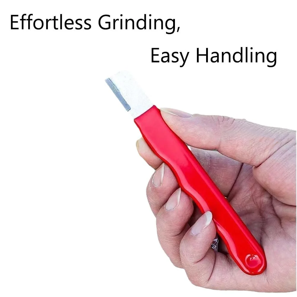 Точилка для сокир 4.21 x 0.47 дюйма з нековзним гумовим чохлом багатофункціональна, фото №5