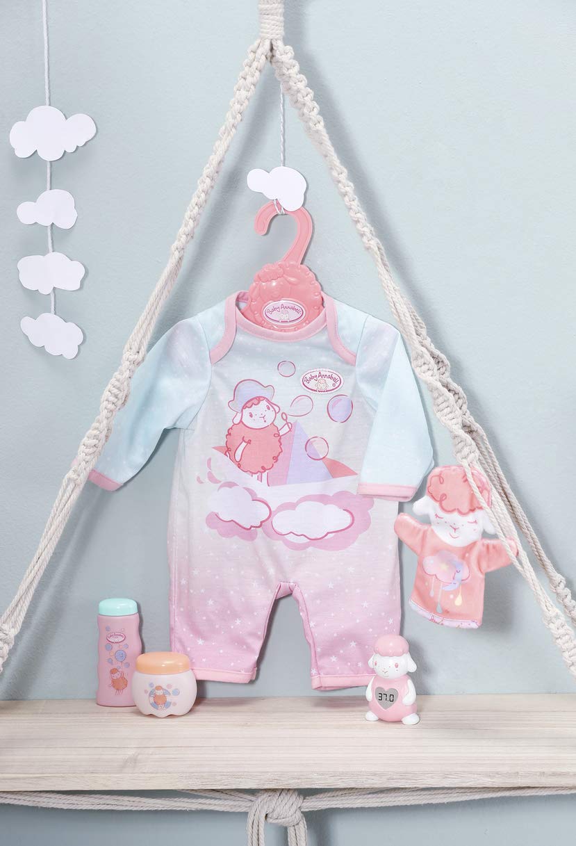 Аксессуары для кукол Zapf Creation Baby Annabell 703274 с комбинезоном, варежкой для мытья и термометром, фото №2 Аксессуары для кукол Zapf Creation Baby Annabell 703274 с комбинезоном, варежкой для мытья и термометром, фото №2