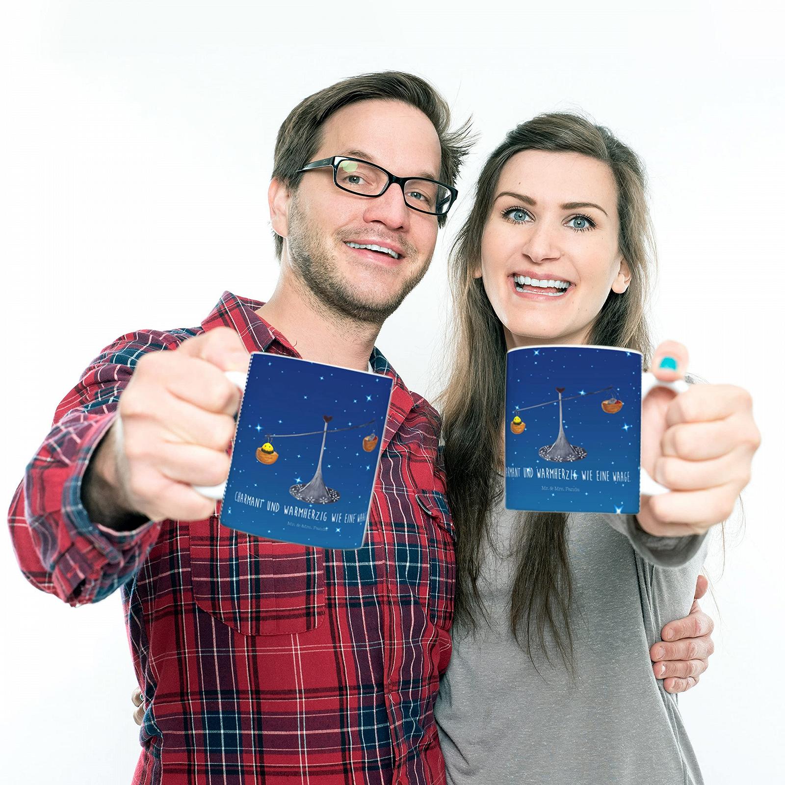 Дитяча Кружка Mr. & Mrs. Panda Знак Зодіаку Терези, фото №5