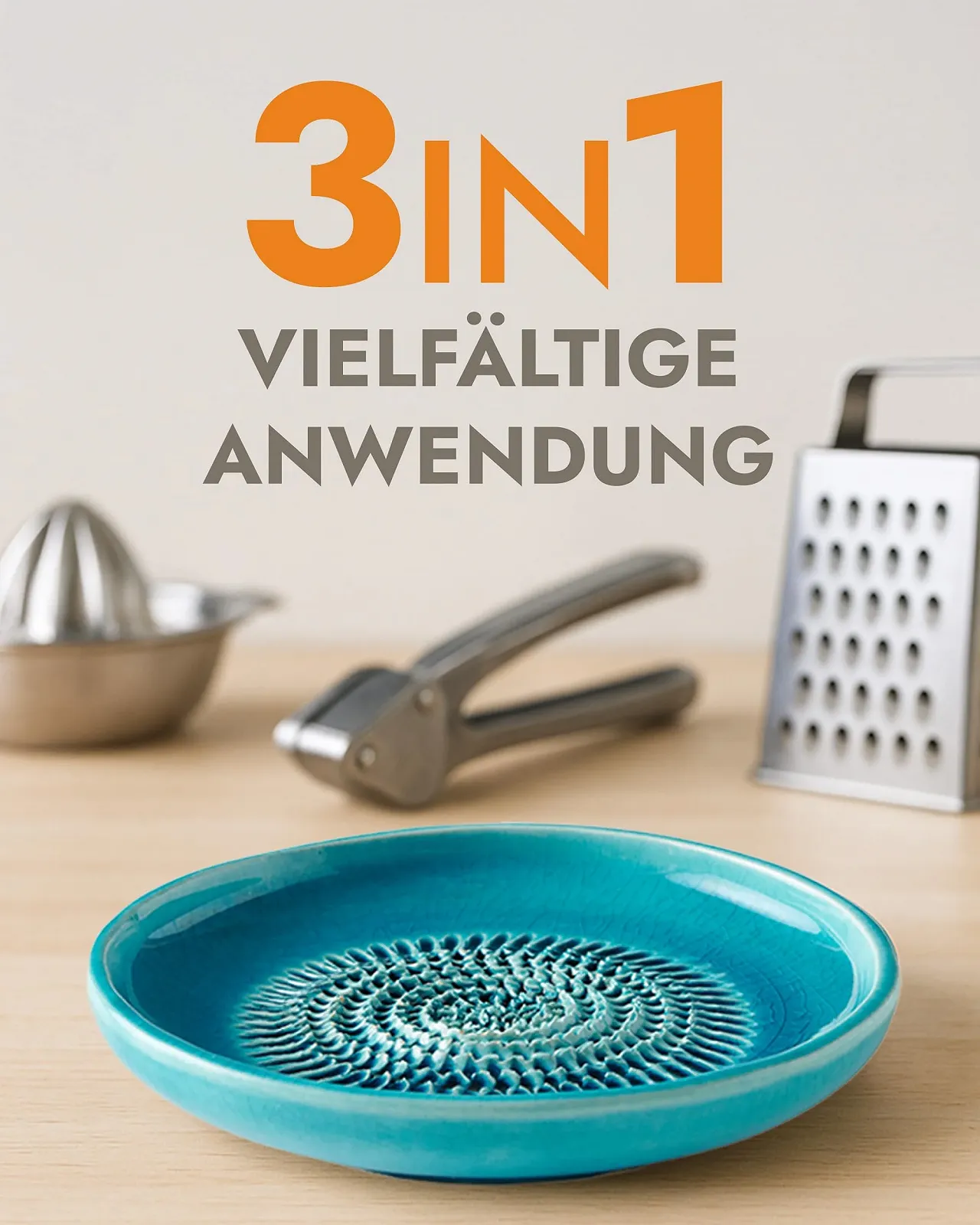 Керамічна терка-миска Evergrate Ocean Design, фото №5