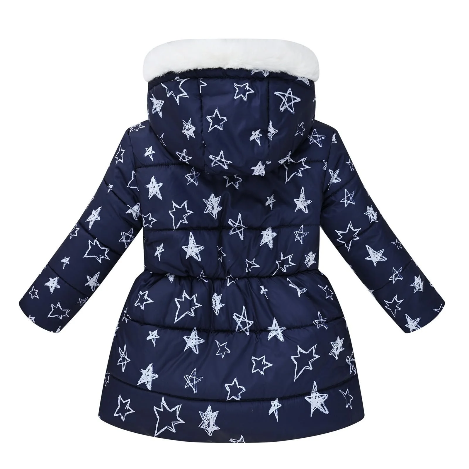 Пуховик зимовий для дівчинки, стьобана куртка, фото №2 Пуховик зимовий для дівчинки, стьобана куртка, фото №2