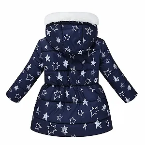 Пуховик зимовий для дівчинки, стьобана куртка synthetic.ua - Фото 1