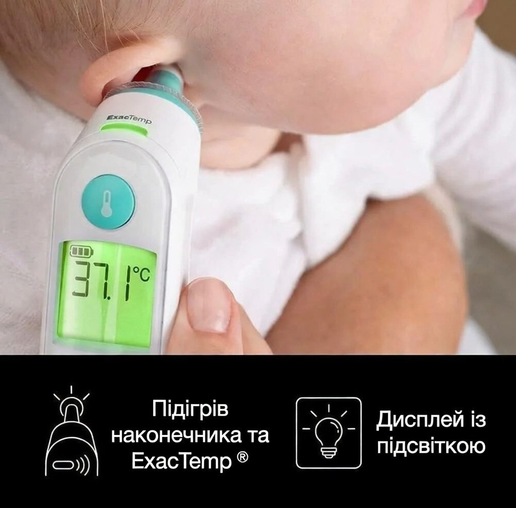 Вушний термометр Braun ThermoScan 6 Білий, фото №4