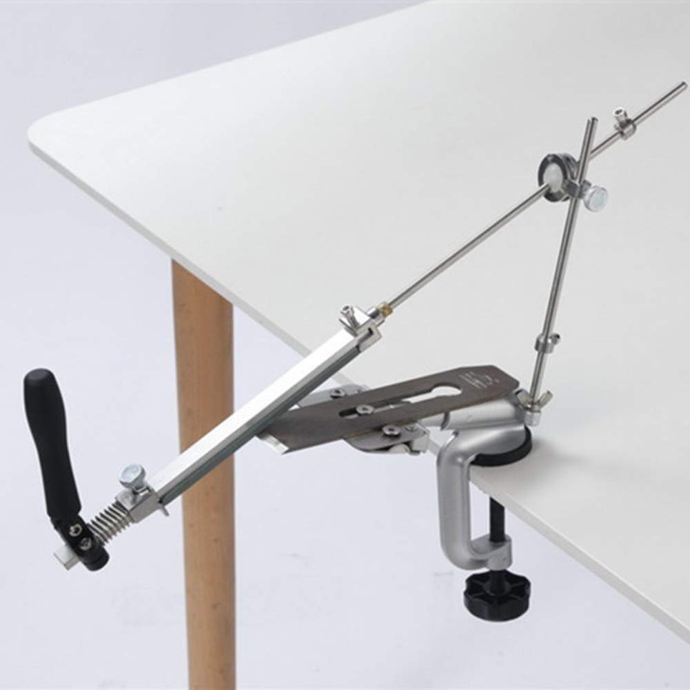 Точилка для ножів металева з фіксованим кутом набір для майстерні, фото №7