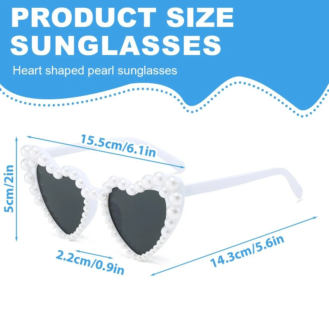 Солнцезащитные очки HAZMA Сердце Перламутр, A, фото №2