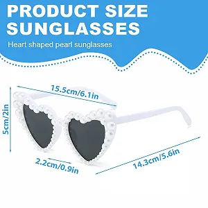 Солнцезащитные очки HAZMA Сердце Перламутр, A synthetic.ua - Фото 1